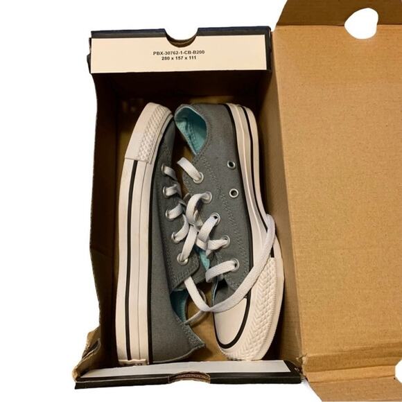 Converse All Star Madison Ox Gray Canvas Low Top Sneakers Women’s 5 NIB - Picture 7 of 8